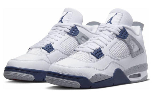 AIR JORDAN 4 RETRO 'MIDNIGHT NAVY' FRONT VIEW