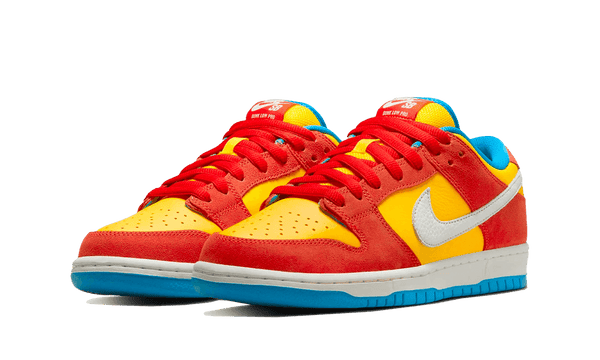 NIKE SB DUNK LOW PRO BART SIMPSON FRONT VIEW