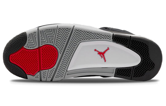 AIR JORDAN 4 RETRO 'BLACK CANVAS' SOLE