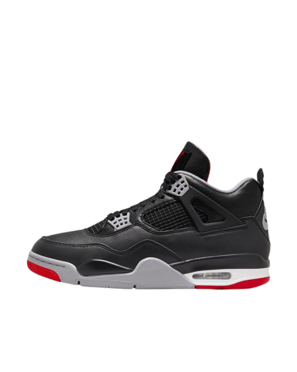 AIR JORDAN 4 RETRO 'BRED REIMAGINED' SIDE VIEW