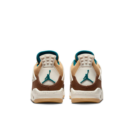 AIR JORDAN 4 RETRO 'CACAO WOW' GS HEEL