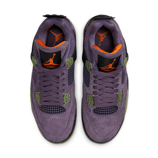 AIR JORDAN 4 RETRO 'CANYON PURPLE' (W) TOP VIEW