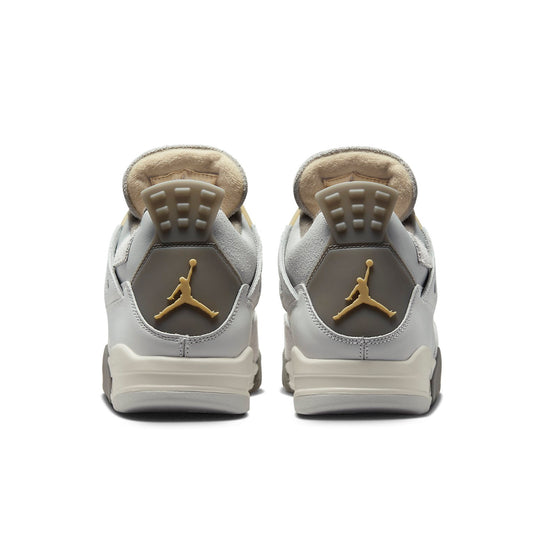 AIR JORDAN 4 RETRO 'CRAFT PHOTON DUST' GREY HEEL