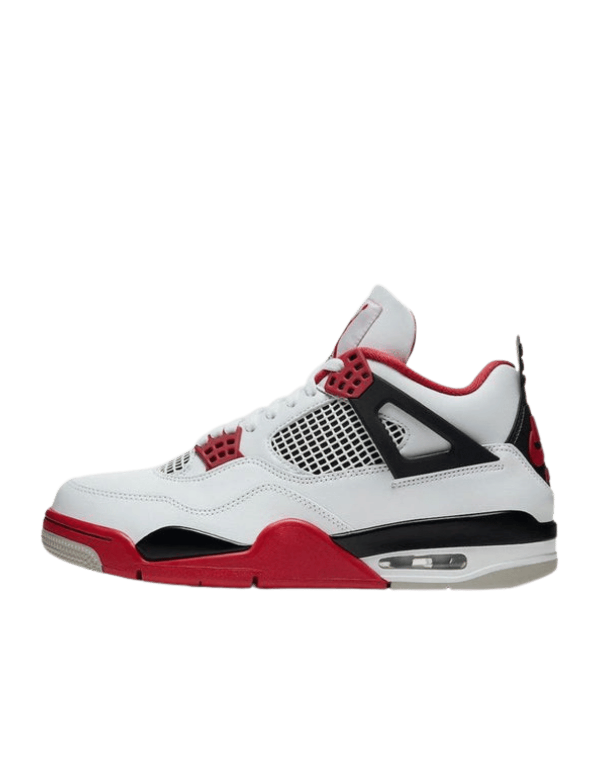 AIR JORDAN 4 RETRO 'FIRE RED' SIDE VIEW