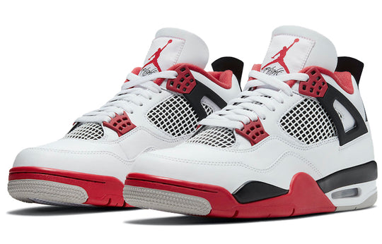 AIR JORDAN 4 RETRO 'FIRE RED' FRONT VIEW
