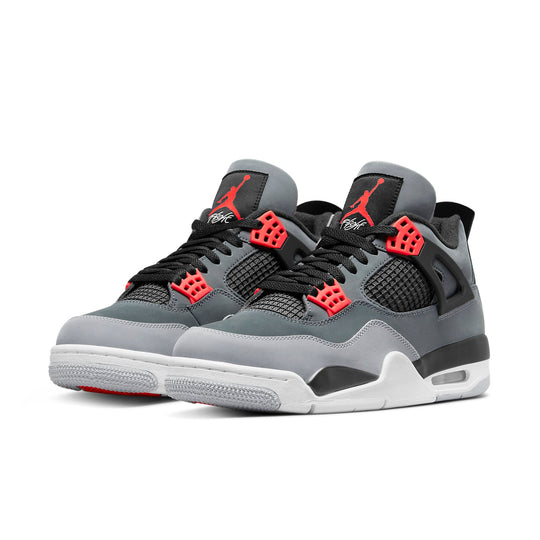 AIR JORDAN 4 RETRO 'INFRARED' FRONT VIEW