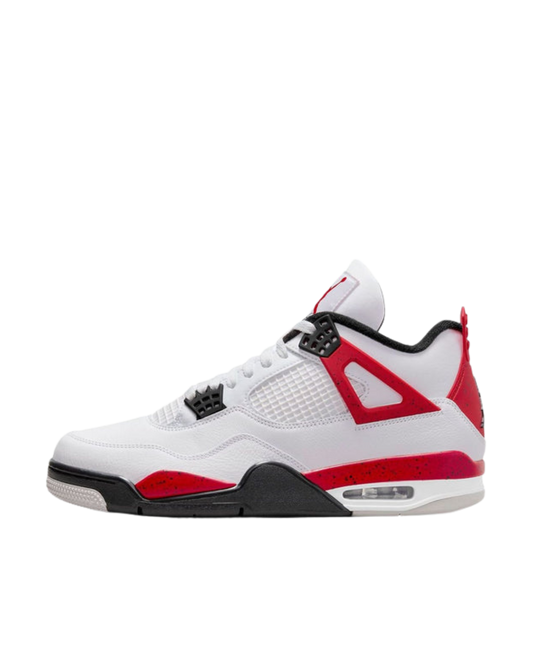 AIR JORDAN 4 RETRO 'RED CEMENT' SIDE VIEW