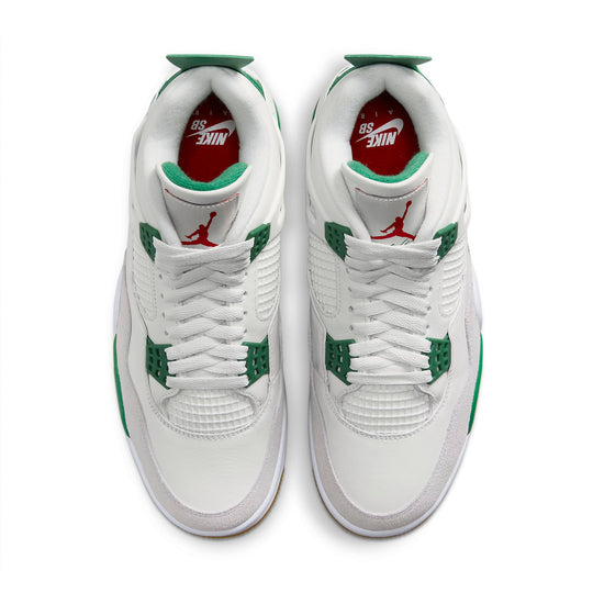 AIR JORDAN 4 RETRO SB 'PINE GREEN' top view