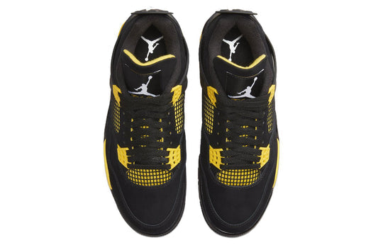AIR JORDAN 4 RETRO 'THUNDER' top view