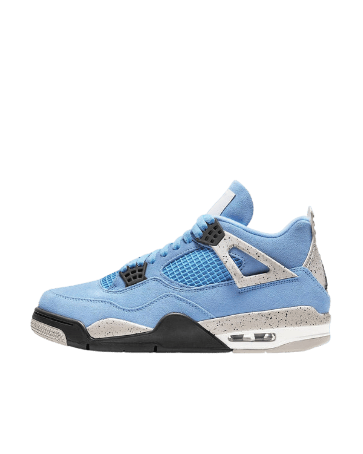 AIR JORDAN 4 RETRO 'UNIVERSITY BLUE' SIDE VIEW