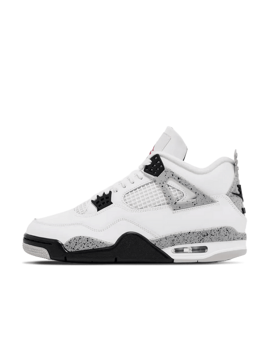AIR JORDAN 4 RETRO 'WHITE CEMENT' SIDE VIEW