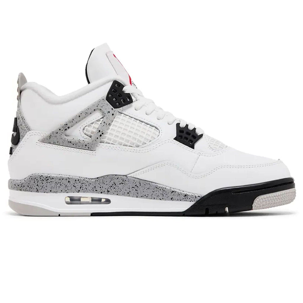 AIR JORDAN 4 RETRO 'WHITE CEMENT' SIDE VIEW