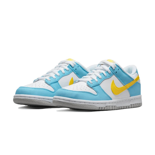 nike dunk low next nature homer simpson front view