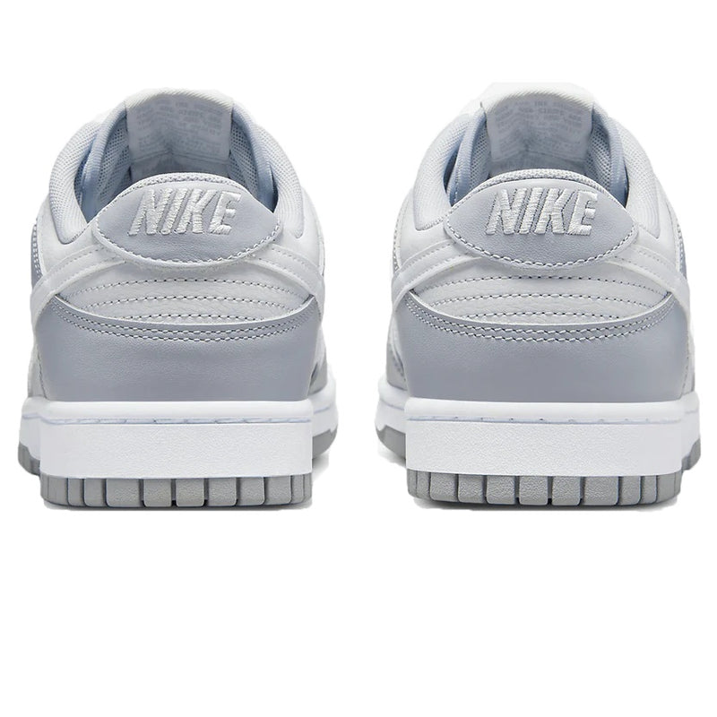 NIKE DUNK LOW TWO TONE GREY BACK VIEW