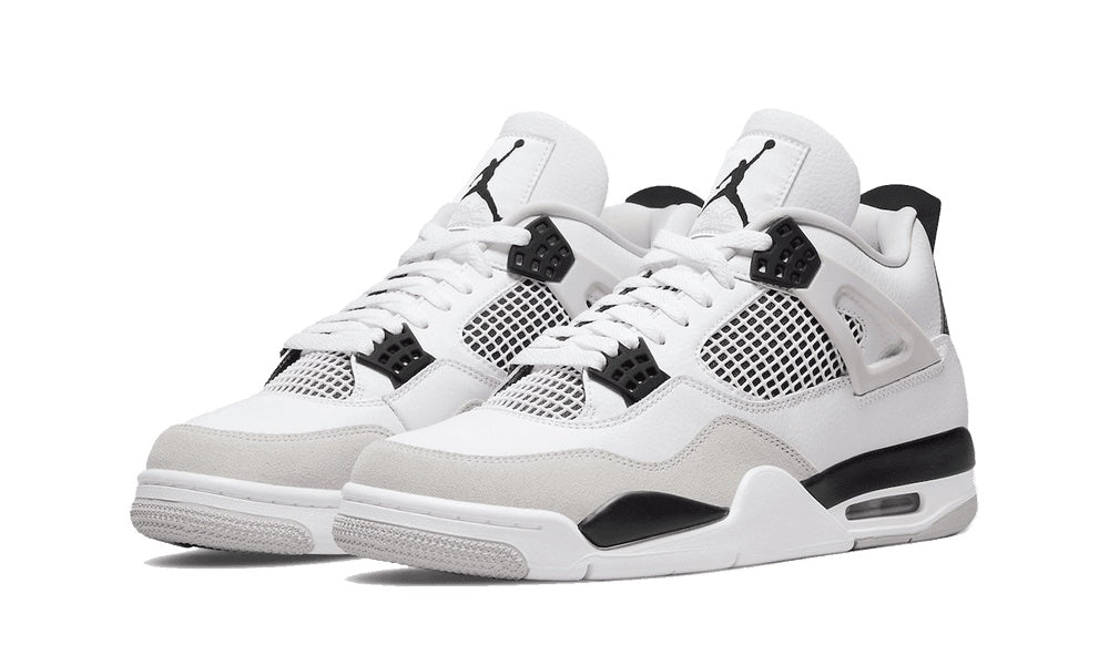 AIR JORDAN 4 RETRO MILITARY BLACK FRONT VIEW
