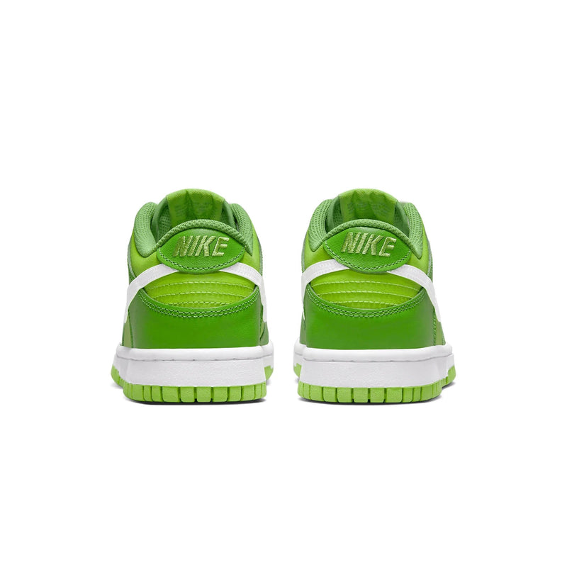 nike dunk low chlorophyll  back view