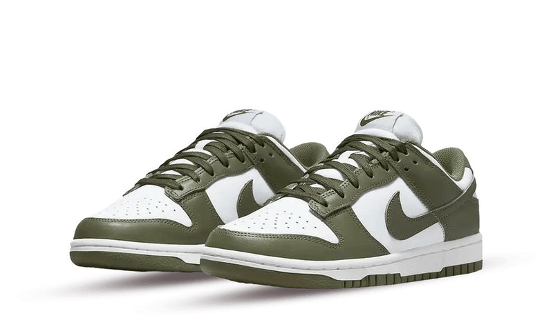 NIKE DUNK LOW MEDIUM OLIVE FRONT VIEW