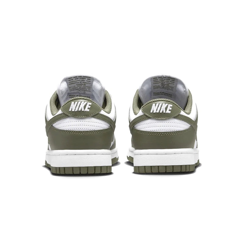 NIKE DUNK LOW MEDIUM OLIVE BACK VIEW