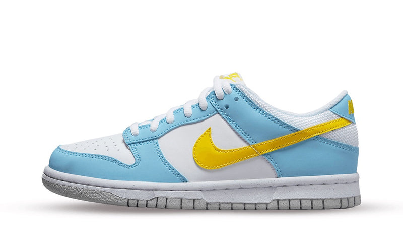 nike dunk low next nature homer simpson side view