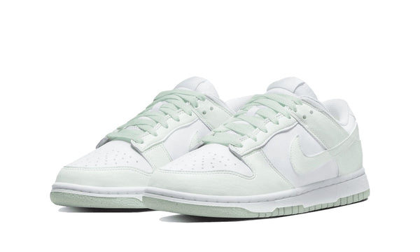 nike dunk low next nature white mint front view