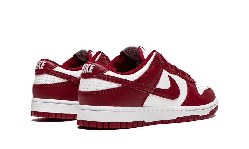 nike dunk low team red back view