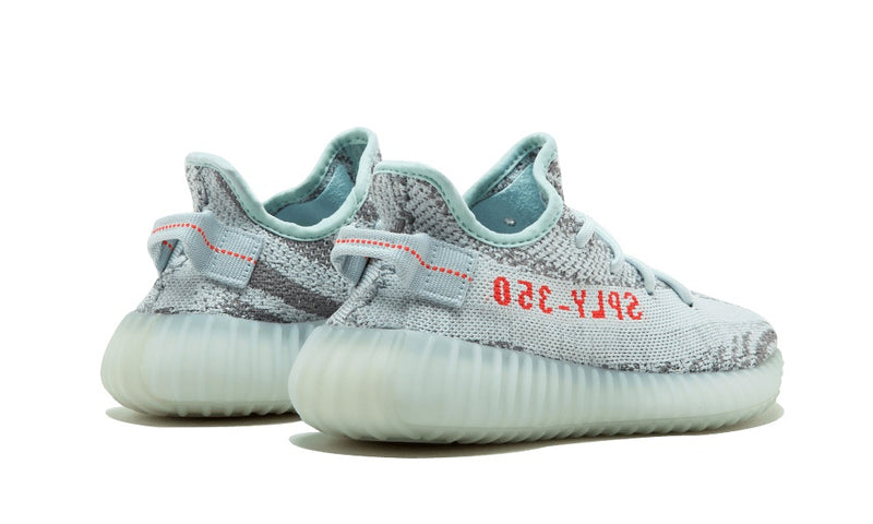 adidas yeezy boost 350 v2 blue tint back view
